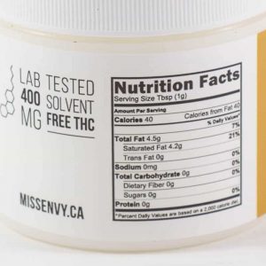 miss envy thc coconut oil 400mg 3