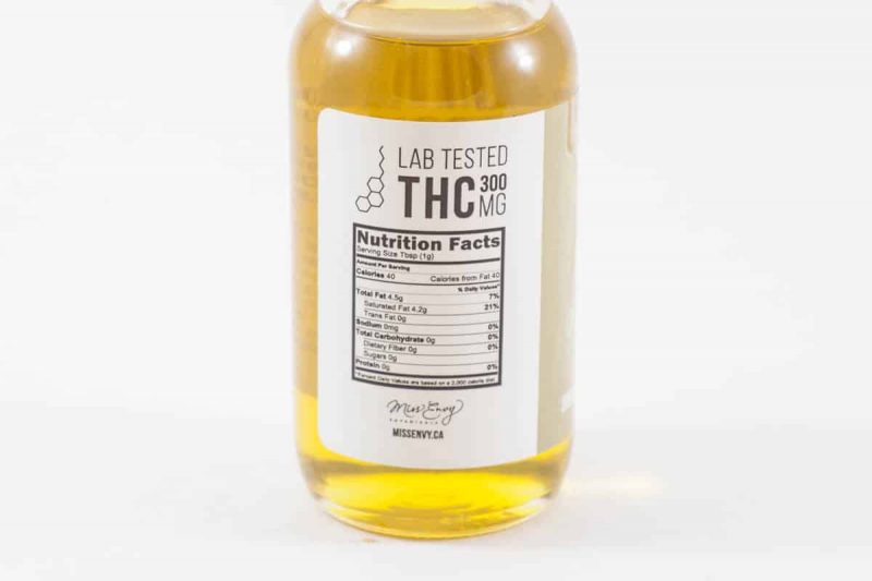 miss envy thc olive oil 300mg 3