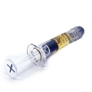 THC distillate syringe