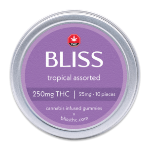 bliss tin 250 tropical assorted