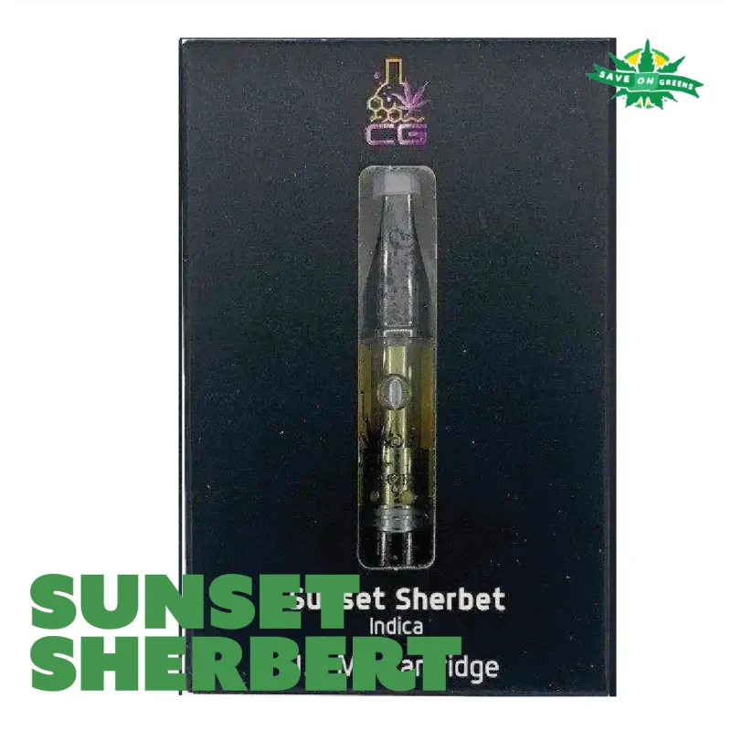 CG Extracts – Premium Cartridge (Sunset Sherbert) - Indica