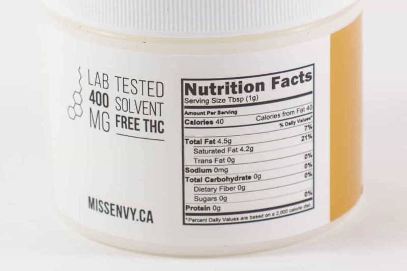 Miss Envy THC Coconut Oil (400mg)